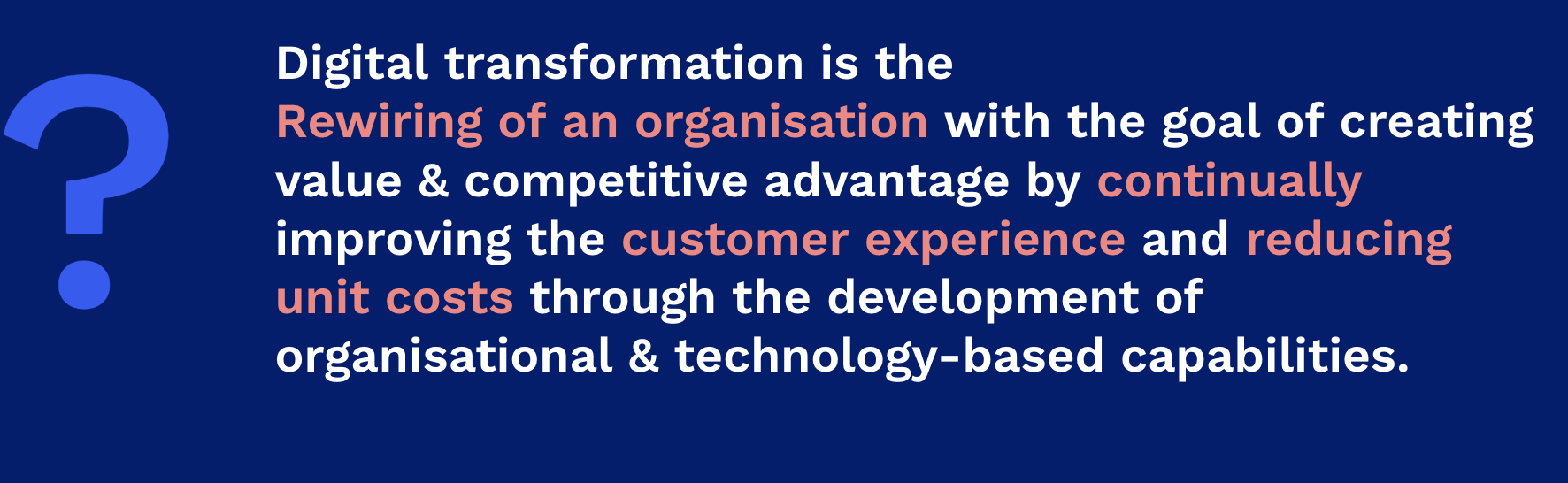 How to turn Digital Transformation into competitive advantage ...