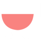 Icon for E-commerce featuring a shopping cart in an orange speech bubble.