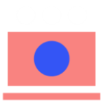 Icon illustrating Custom Software with a computer monitor and a palette in front.